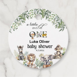 ein kleines wildes Tier Baby Dusche Geschenkanhänger
