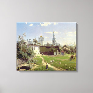 Ein kleines Yard in Moskau, 1878 Leinwanddruck