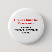 Ein Knie für Demokratie - Redefreiheit