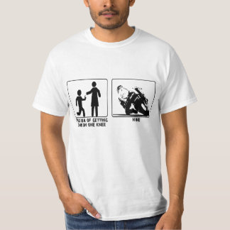 Ein Knie T-Shirt