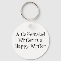 Ein koffeinierter Schriftsteller ist ein glücklich