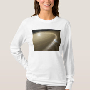 Ein Komet, der zu den Fetzen um einen toten Stern T-Shirt
