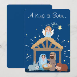 Ein König ist Geboren Feiertagskarte