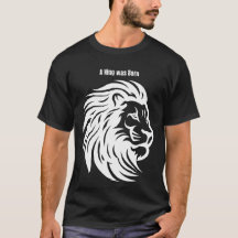 Ein König Löwe T-Shirt wurde geboren – Mächtiges G