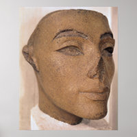 Ein königlicher Kopf, möglicherweise von Nefertiti