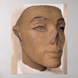 Ein königlicher Kopf, vielleicht von Nefertiti, Poster