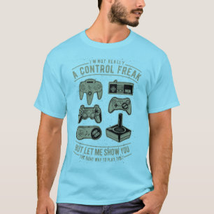Ein Kontrolle-Freak, aber lass mir Herren-Basic-T T-Shirt