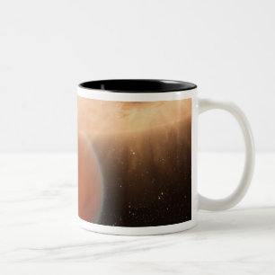 Ein Konzept der artistis Zweifarbige Tasse