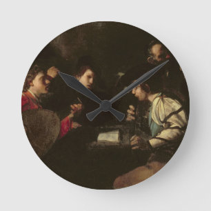 Ein Konzert, c.1610-20 (Öl auf Leinwand) Runde Wanduhr