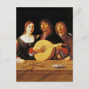 Ein Konzert Postkarte