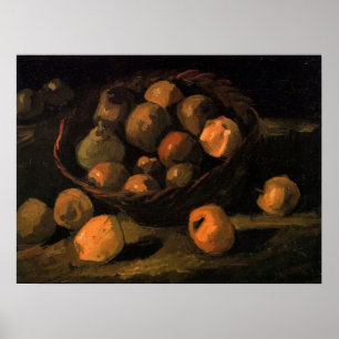 Ein Korb Äpfel von Vincent van Gogh Poster