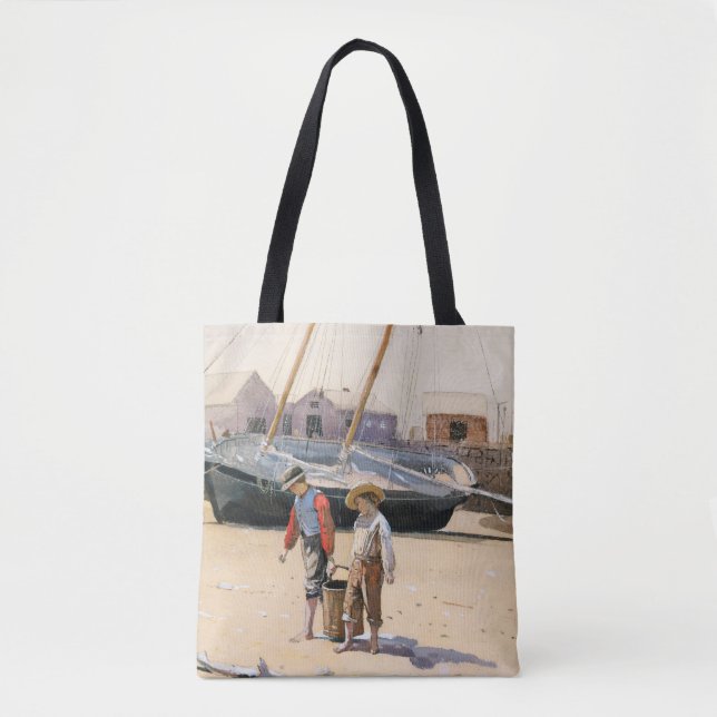 Ein Korb von Clams | Winslow Homer Tasche (Vorderseite)
