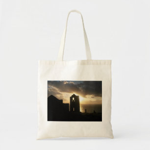 Ein kornischer Sonnenuntergang Wheal Coates Tragetasche