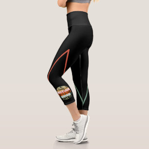 Ein Körper in Bewegung - Mädchen Gymnastik Mindset Capri Leggings