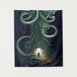 Ein kosmischer Horror Portal Cthulhu Wandteppich