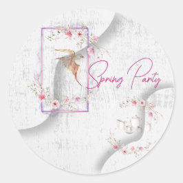 Ein köstliches Party Runder Aufkleber