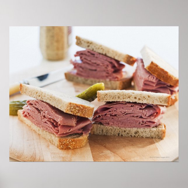 Ein köstliches Sandwich Poster (Vorne)