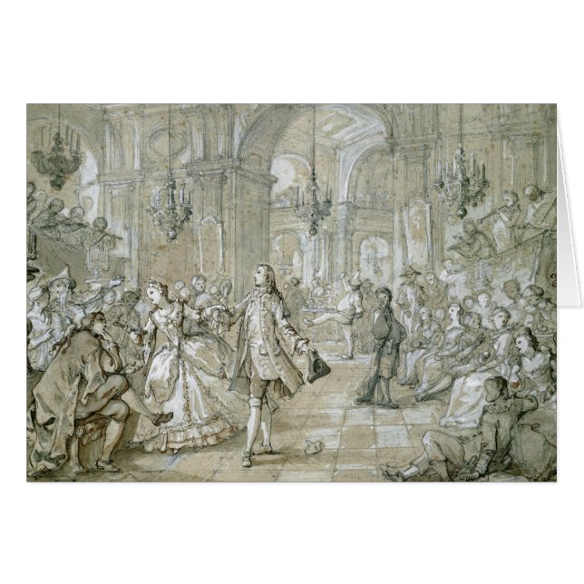 Ein Kostümball (Vorderseite (Horizontal))