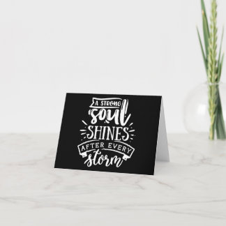 Ein kräftiges Soul glänzt nach - weiß Einladung