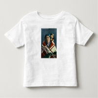 Ein Krähen-Inder Madonna und Kind
