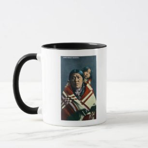 Ein Krähen-Inder Madonna und Kind Tasse