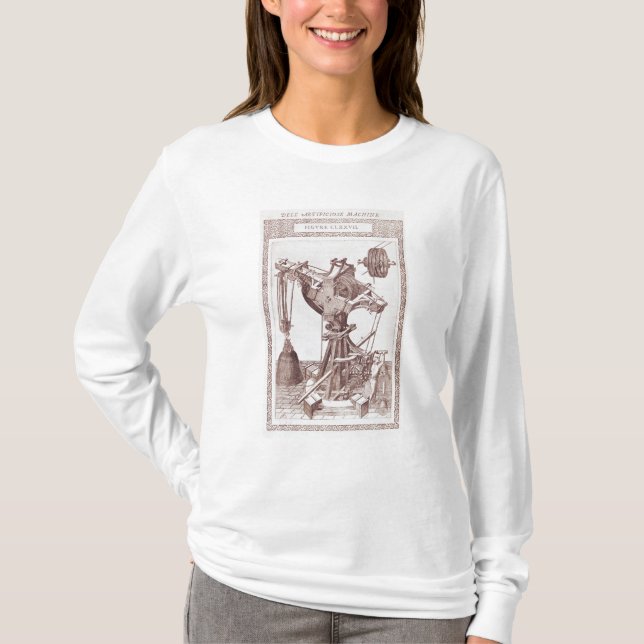 Ein Kran T-Shirt (Vorderseite)