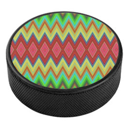 Ein kreisförmiger Lautsprecher mit einem lebendige Eishockey Puck