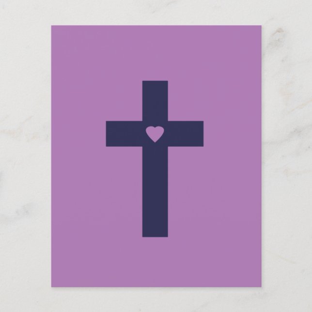 Ein Kreuz mit Herz (Vorderseite)