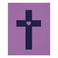 Ein Kreuz mit Herz