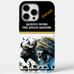 Ein Krieger ist stolz auf die Wächter der Natur iPhone 16 Pro Max Hülle