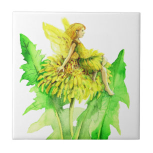 Ein Kronleuchter Fairy Aquarell Fliese
