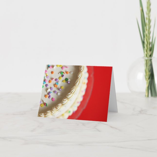 Ein Kuchen für dich Karte (Vorderseite)