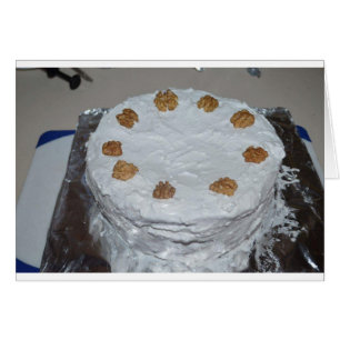 Ein Kuchen mit Zuckerguss