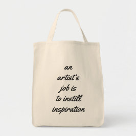 Ein künstlerisches Grocery Tote Bag Tragetasche