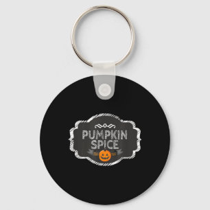 Ein Kürbisgewürz-Passendes-Halloween-Funny-Gruppe Schlüsselanhänger