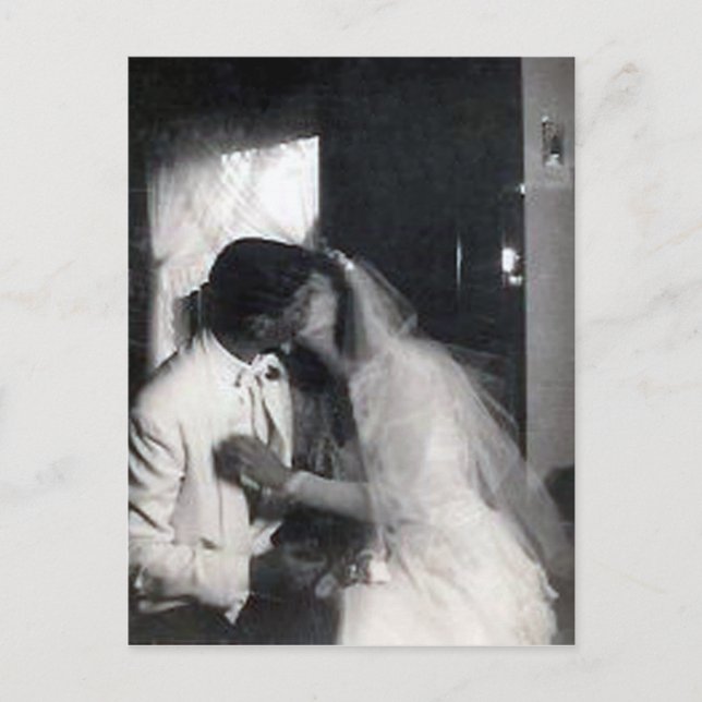 Ein Kuss am Tag Postkarte (Vorderseite)