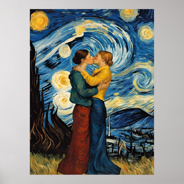 Ein Kuss in der frühen Nacht Poster (Vorne)