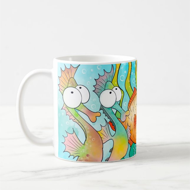 Ein Kuss Meeressalz-Tasse Kaffeetasse (Links)