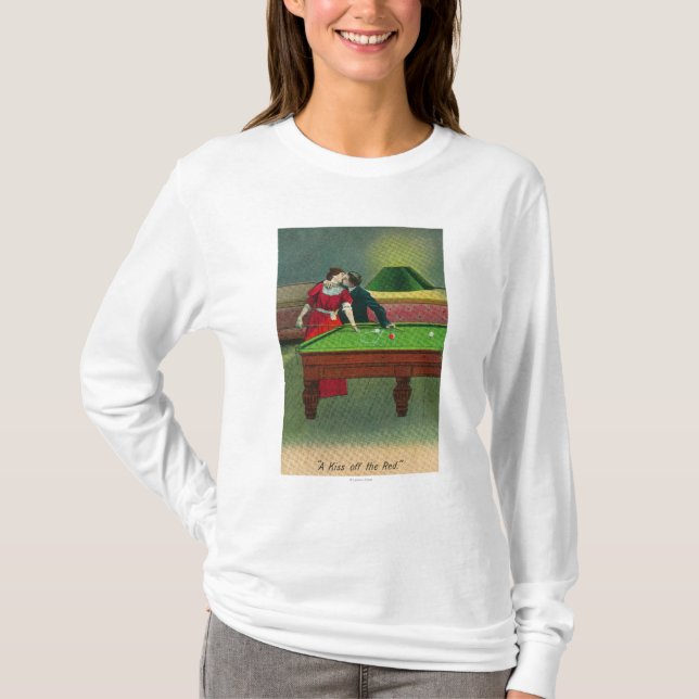 Ein Kuss weg vom Rot T-Shirt (Vorderseite)