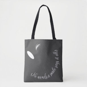 Ein Lächeln sagt alles Tasche