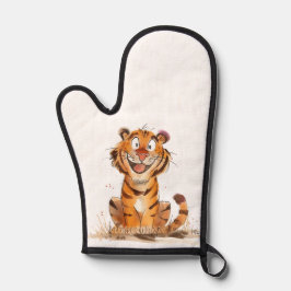 Ein Lächeln Tiger Ofenhandschuh