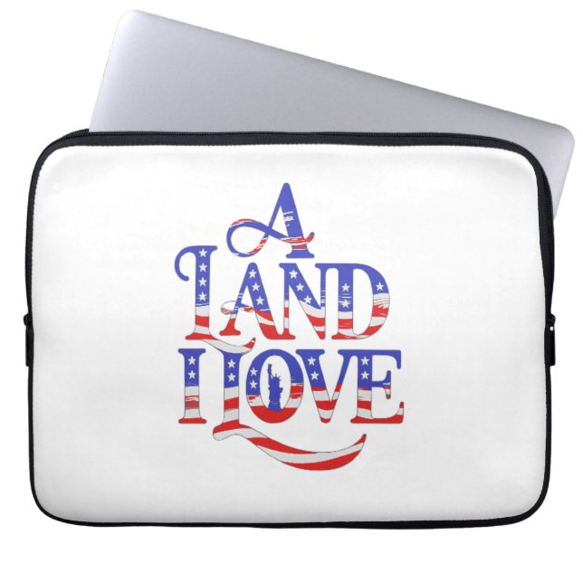 Ein Land in Liebe Laptopschutzhülle (Vorderseite)