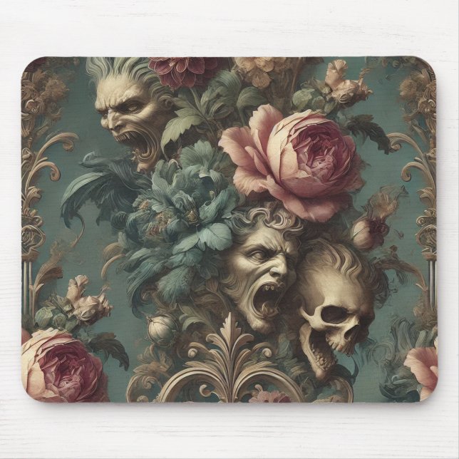 Ein langer Weg aus dem Schmerz - gotisch Viktorian Mousepad (Vorne)