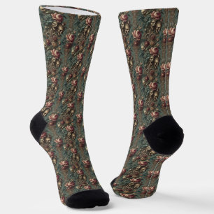 Ein langer Weg aus dem Schmerz - gotisches Deliriu Socken