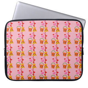 Ein langes Muster für eine Liebe Laptopschutzhülle