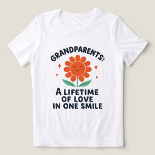 Ein Leben in der Liebe: Oma & Opa lächeln Tri-Blend Shirt
