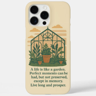 "Ein Leben ist wie ein Garten" Nature Phone Case