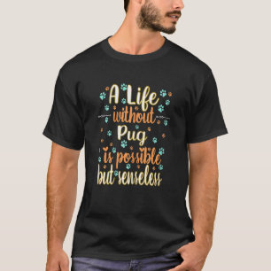 Ein Leben mit Hundeliebe bester Freund Hunderasse T-Shirt