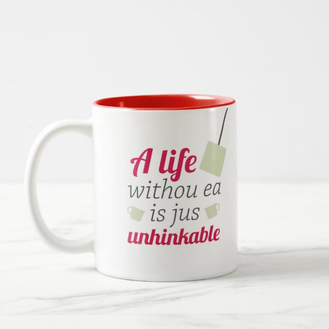 Ein Leben ohne EA Zweifarbige Tasse (Links)