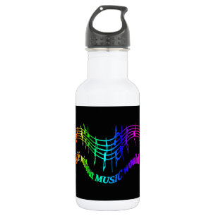 Ein Leben ohne Musik wäre ein klares Spaß-Zitat Trinkflasche